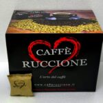Estock1food Caffè Ruccione 100 Cialde ORO Miscela 100% Arabica Dolce e Aromatico retrogusto Speziato